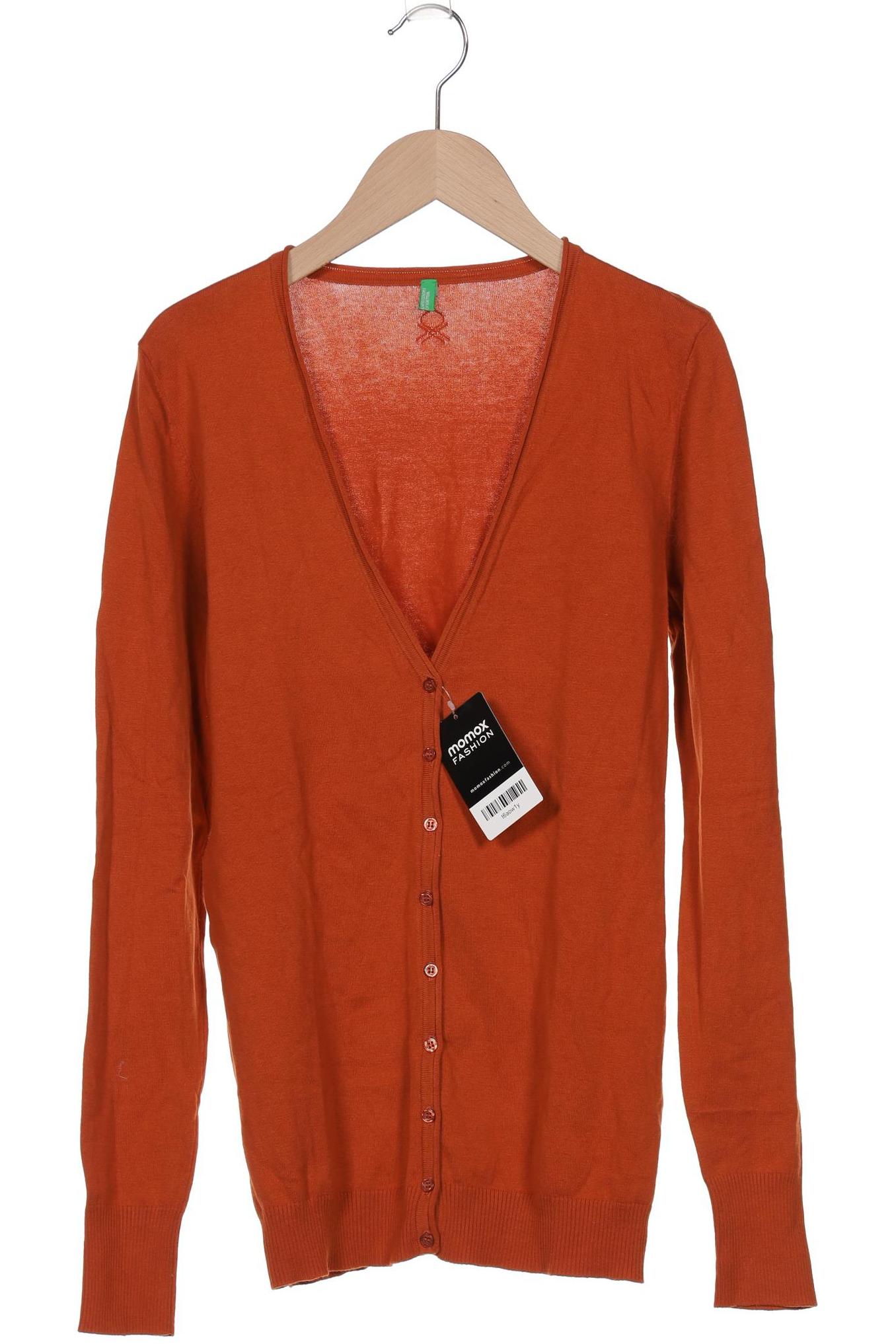 UNITED COLORS OF BENETTON Damen Strickjacke, orange von United Colors of Benetton