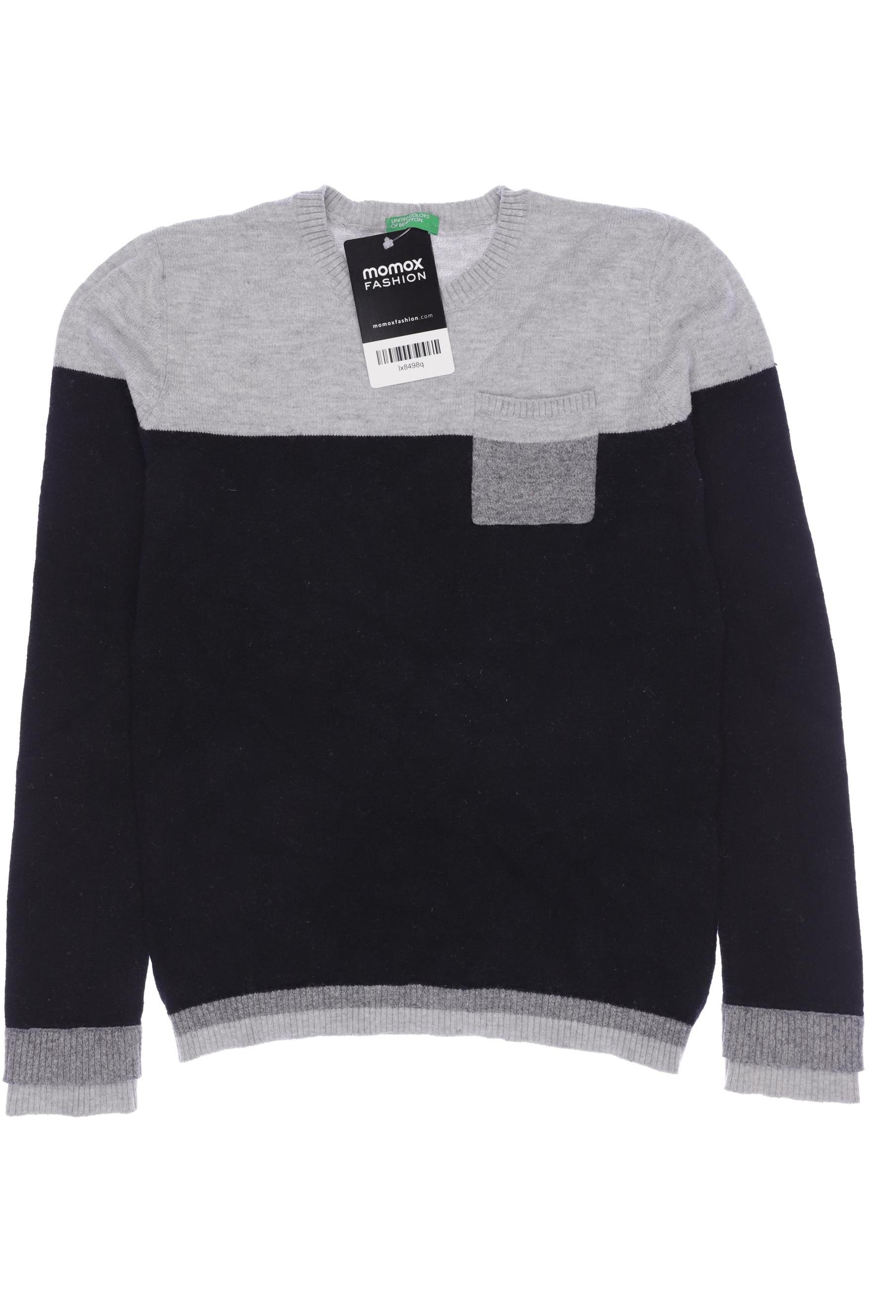 UNITED COLORS OF BENETTON Jungen Pullover, grau von United Colors of Benetton