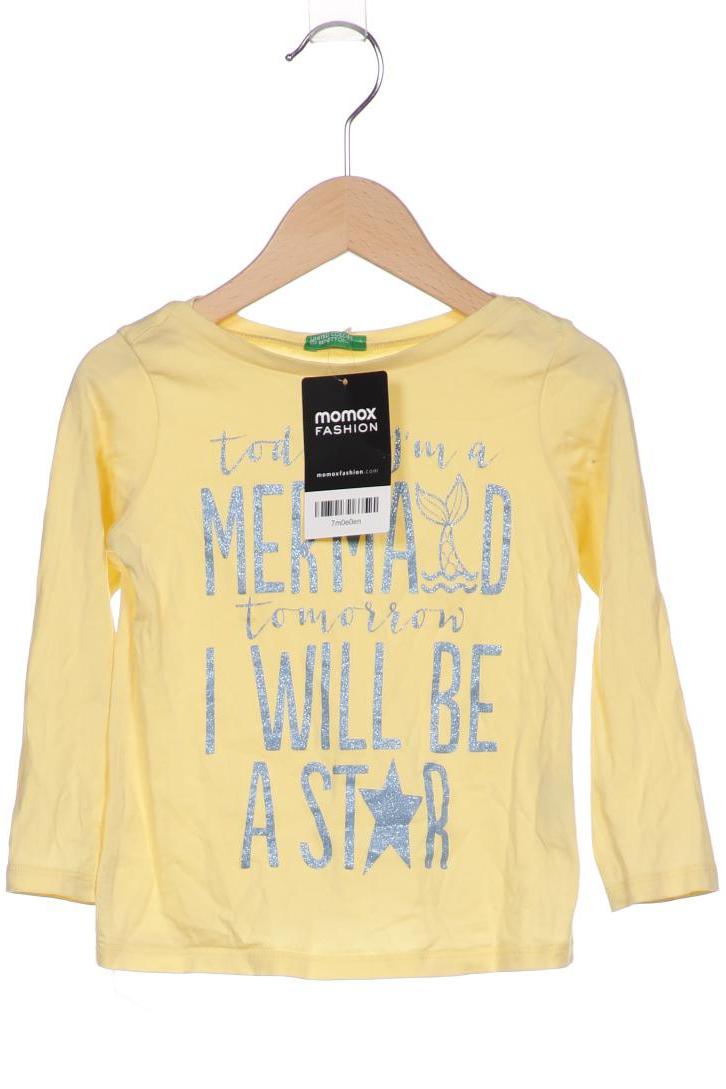 UNITED COLORS OF BENETTON Mädchen Langarmshirt, gelb von United Colors of Benetton