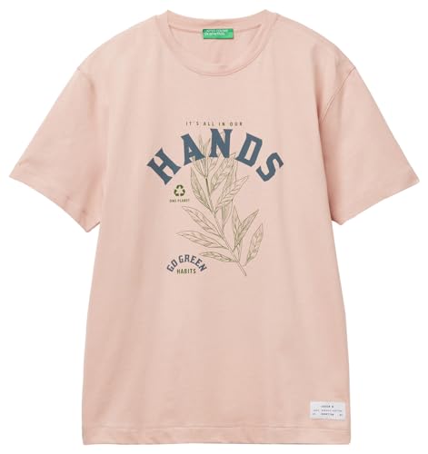 Undercolors of Benetton Herren 3mi5u108d T-Shirt, Dunkles Puder, 04 W, Small von United Colors of Benetton