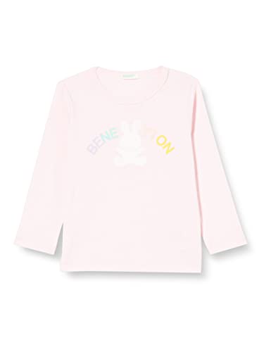 United Colors of Benetton (Z6ERJ) Baby-Jungen M/L 3I9WMM28A T-Shirt, Ballet Slipper 0b4, 50 cm von United Colors of Benetton