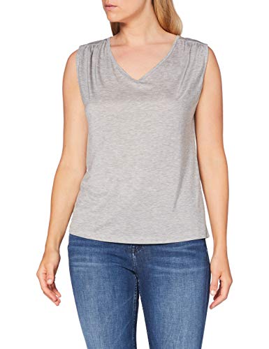 United Colors of Benetton (Z6ERJ) Damen Maglia M/m T-Shirt, Melange Light Grey 901, L von United Colors of Benetton