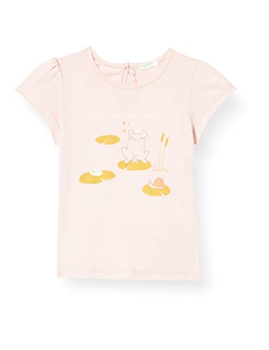 United Colors of Benetton Baby-Jungen 3I1XB1006 T-Shirt, Rosa 3 V5, 50 cm von United Colors of Benetton