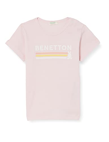 United Colors of Benetton Baby-Jungen 3I9WMM28H T-Shirt, Ballet Slipper 0b4, 62 cm von United Colors of Benetton