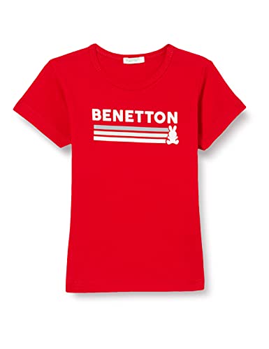 United Colors of Benetton Baby-Jungen 3I9WMM28H T-Shirt, Rot 015, 50 cm von United Colors of Benetton