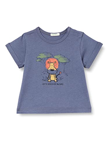 United Colors of Benetton Baby-Jungen 3i1xa102v T-Shirt, Avio 11e, 62 cm von United Colors of Benetton