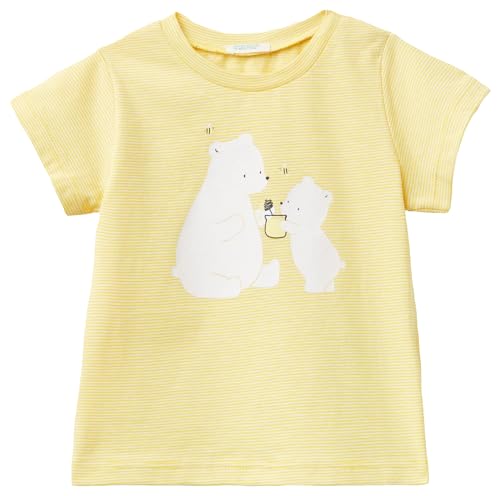 United Colors of Benetton Baby-Jungen 3qfna104e T-Shirt, Gelb 902, 82 von United Colors of Benetton