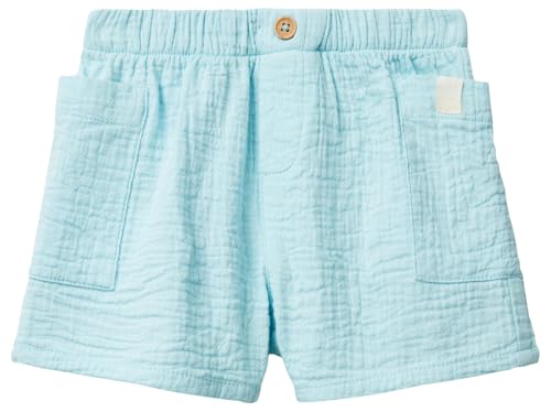 United Colors of Benetton Baby-Jungen 4pzqa9011 Shorts, blau, 80 von United Colors of Benetton