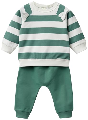 United Colors of Benetton Baby-Jungen Comp(Trikot+Hose) 3ohvak00j, Grün 64n, 56 von United Colors of Benetton