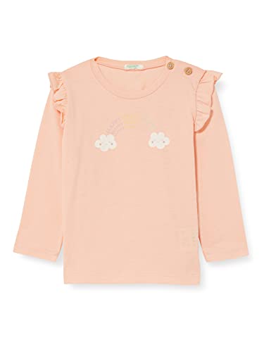 United Colors of Benetton Baby-Jungen M/L 3I1XMM27S T-Shirt, Rosa 13b, 68 cm von United Colors of Benetton