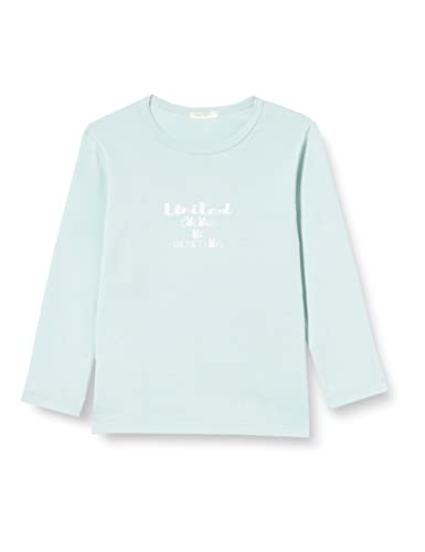 United Colors of Benetton Baby-Jungen M/L 3I9WA100T Langarm-T-Shirt, Wassergrün 17H, 50 von United Colors of Benetton