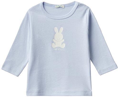 United Colors of Benetton Baby-Jungen M/L 3i9wa1037 T-Shirt, Celeste 081, 62 cm von United Colors of Benetton