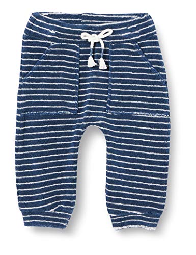 United Colors of Benetton Baby-Jungen Pantalone Hose, Blau (Blu/Bianco 901), 50 (Herstellergröße: 56) von United Colors of Benetton