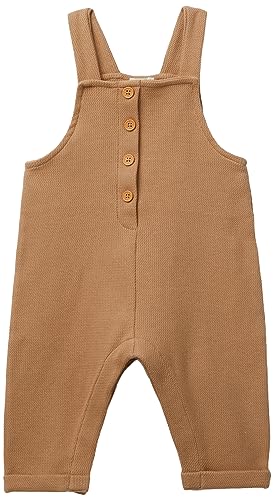 United Colors of Benetton Baby-Jungen Salopette 35CPAT00O Latzhose, Tabacco 34A, 62 von United Colors of Benetton