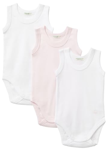 United Colors of Benetton Baby-Jungen Set 3 Body 3gi70b136 Strampler Mädchen, Weiß, 80 von United Colors of Benetton