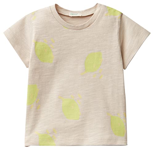 United Colors of Benetton Baby-Jungen T 3F93A102L Kurzarm Shirt, Beige 14Z, 50 von United Colors of Benetton