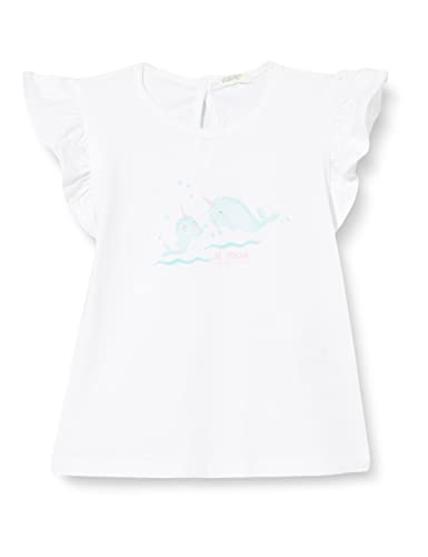 United Colors of Benetton Baby-Jungen T 3I1XA100L Kurzarm Shirt, Bianco 101, 82 von United Colors of Benetton