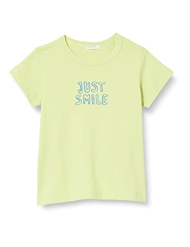 United Colors of Benetton Baby-Jungen T 3I1XA102N Kurzarm Shirt, Giallo Lime 079, 68 von United Colors of Benetton