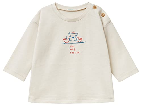 United Colors of Benetton Baby-Jungen T M/L 3096A102B Kurzarm Shirt, Beige 00V, 56 von United Colors of Benetton