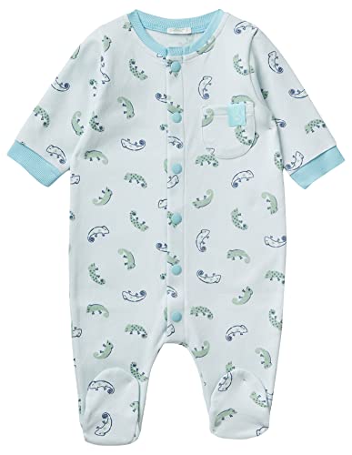 United Colors of Benetton Baby - Jungen Tutina 3fkb0t01b Jogginganzug, Azzurro A Fantasia 70j, 86 EU von United Colors of Benetton