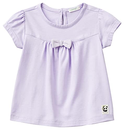 United Colors of Benetton Baby-Mädchen 3slka102q T-Shirt, Glycine 26 g, 62 von United Colors of Benetton