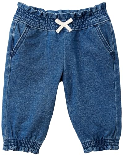 United Colors of Benetton Baby-Mädchen Pantalone 4BAYAF010 Hose, Denim 901, 62 von United Colors of Benetton