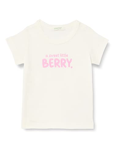 United Colors of Benetton Baby-Mädchen T 3I1XA102N Kurzarm Shirt, Bianco 901, 50 von United Colors of Benetton