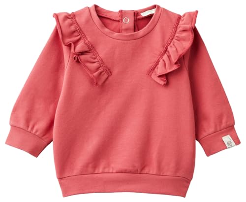 United Colors of Benetton Baby-Mädchen Trikot G/C M/L 3mdua105B Kapuzenpullover, Rosa, 56 cm von United Colors of Benetton