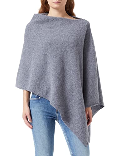 United Colors of Benetton Damen 103Mdu004 Strickponchos und Umhänge, Hellblau 531, One Size von United Colors of Benetton