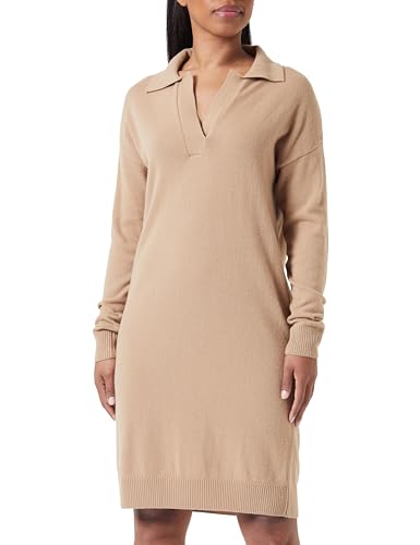 United Colors of Benetton Damen 1044dv016 Kleid, Beige 34a, L von United Colors of Benetton