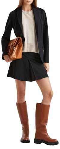 United Colors of Benetton Damen 27ckdw027 Jacke, Schwarz, 38 von United Colors of Benetton