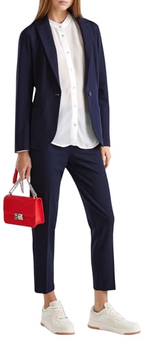 United Colors of Benetton Damen 27ckdw027 Jacke, blau, 44 von United Colors of Benetton