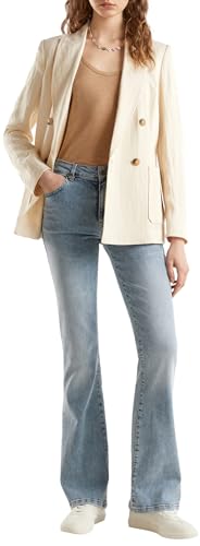 United Colors of Benetton Damen Giacca 27ozdw025 Jacke, beige, 42 United Colors of Benetton Damen Giacca 27ozdw025 Jacke, beige, 42 von United Colors of Benetton