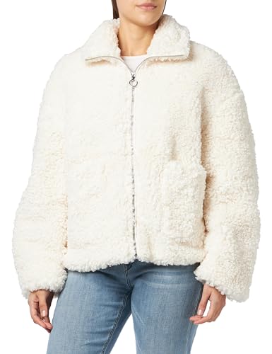 United Colors of Benetton Damen 2rhsdn033 Jacke, Cremeweiß 0r2, L von United Colors of Benetton