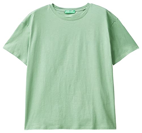 United Colors of Benetton Damen 3096d102o T-Shirt, Hellgrün 2 K7, Small von United Colors of Benetton