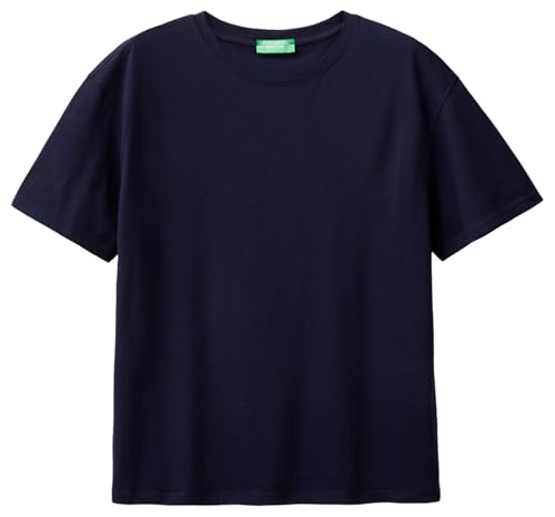 United Colors of Benetton Damen 3096d102o T-Shirt, blau, Large United Colors of Benetton Damen 3096d102o T-Shirt, blau, Large von United Colors of Benetton