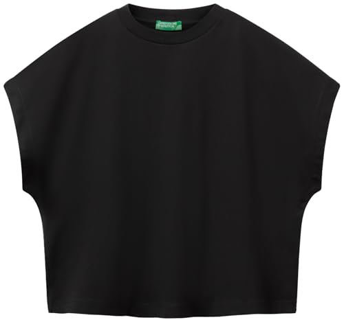 United Colors of Benetton Damen 3096d1071 T-Shirt, Schwarz, X-Small von United Colors of Benetton