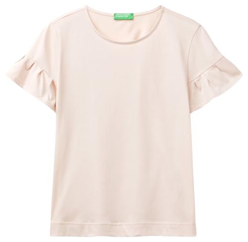 United Colors of Benetton Damen 3096d107t T-Shirt, Rosa, Medium von United Colors of Benetton