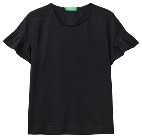 United Colors of Benetton Damen 3096d107t T-Shirt, Schwarz, X-Large von United Colors of Benetton