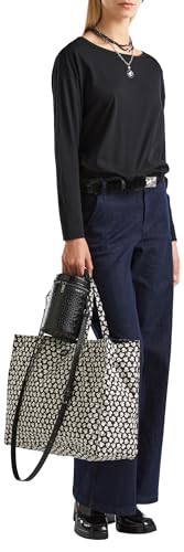 United Colors of Benetton Damen 31vkd104i M/L T-Shirt, Schwarz 100, Small von United Colors of Benetton