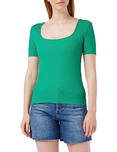 United Colors of Benetton Damen 33whd103z T-Shirt, Grün 24b, Medium von United Colors of Benetton