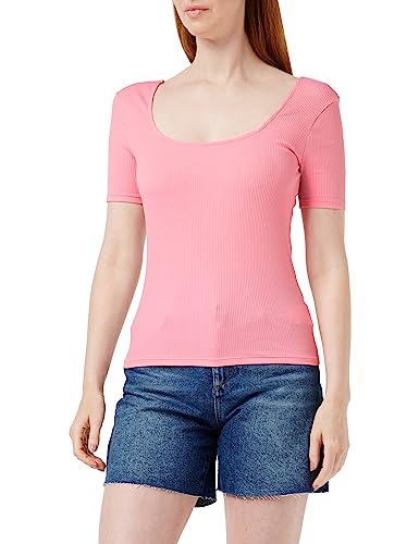 United Colors of Benetton Damen 33whd103z T-Shirt, Rosa 2y4, Small von United Colors of Benetton