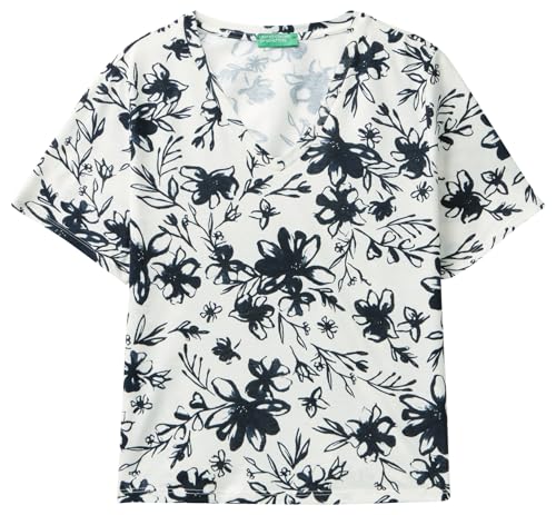 United Colors of Benetton Damen 38vnd4012 T-Shirt, Weiß, X-Small United Colors of Benetton Damen 38vnd4012 T-Shirt, Weiß, X-Small von United Colors of Benetton