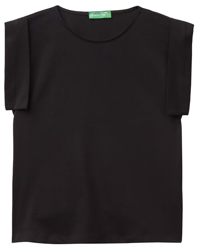 United Colors of Benetton Damen 3bl0d1077 T-Shirt, Schwarz, XX-Small von United Colors of Benetton
