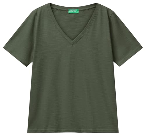 United Colors of Benetton Damen 3bvxd400h T-Shirt, grün, Medium von United Colors of Benetton