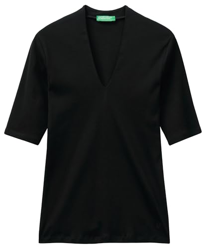 United Colors of Benetton Damen 3ga2d400u T-Shirt, Schwarz, XX-Small von United Colors of Benetton