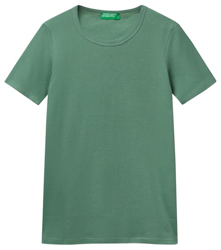 United Colors of Benetton Damen 3ga2e16a0 T-Shirt, Grün_1, L von United Colors of Benetton