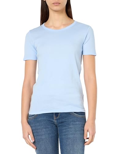 United Colors of Benetton Damen 3ga2e16a0 T-Shirt, Hellblau 2k3, Small United Colors of Benetton Damen 3ga2e16a0 T-Shirt, Hellblau 2k3, Small von United Colors of Benetton