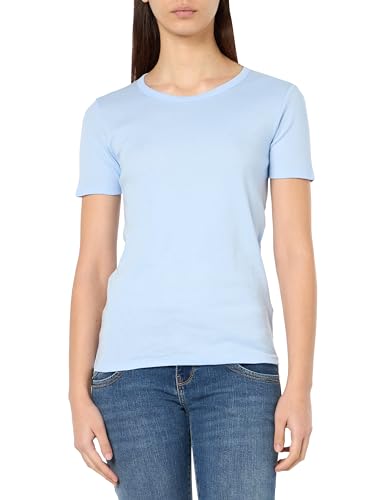 United Colors of Benetton Damen 3ga2e16a0 T-Shirt, Hellblau 2k3, X-Large von United Colors of Benetton