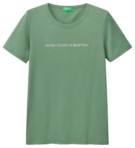 United Colors of Benetton Damen 3ga2e16a2 T-Shirt, grün, X-Small United Colors of Benetton Damen 3ga2e16a2 T-Shirt, grün, X-Small von United Colors of Benetton